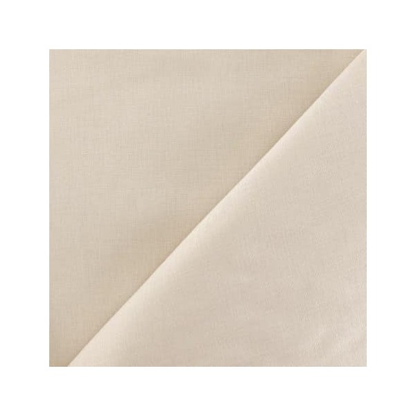 Coton uni Beige