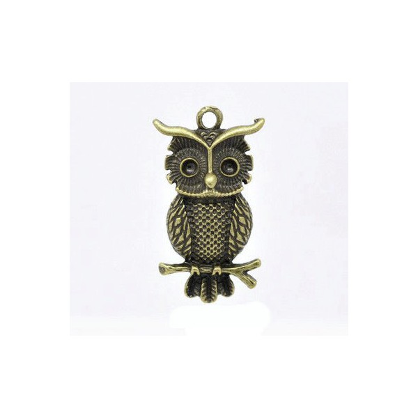 Charm breloque Hibou