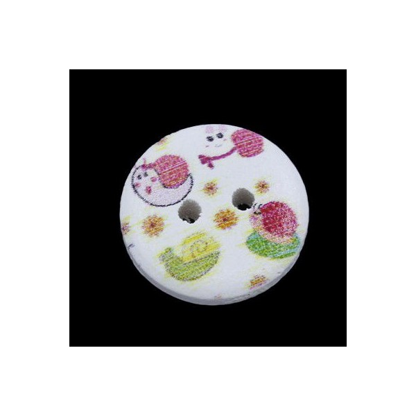 Bouton fantaisie 15mm