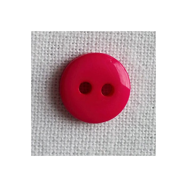 Lot 5 boutons fushia 9mm